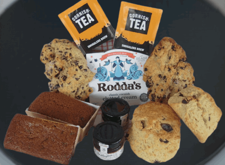 Feeling fruity? Then this is for you!
Fruity rock cakes, mini fruit tea loafs and a fruit Cornish afternoon tea delivered to your door.
