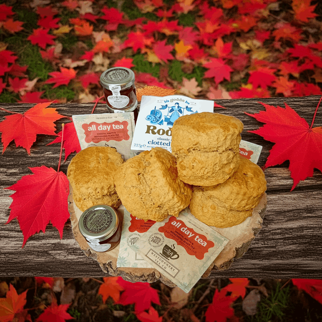Gingerbread afternoon tea delivered