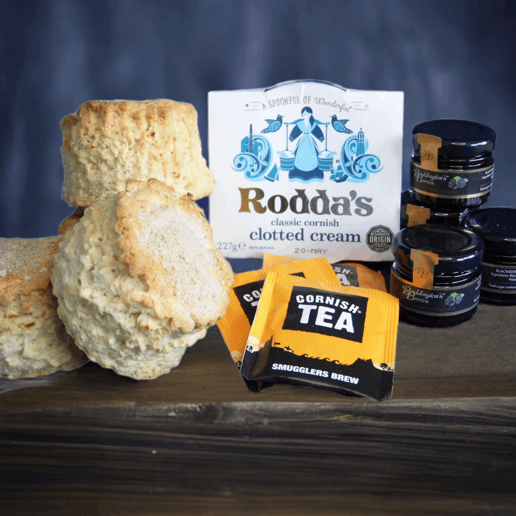 Apple & Blackberry Crumble cream tea delivered to your door