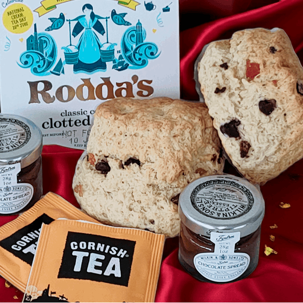 Cherry Chocolate Cream Tea for 1