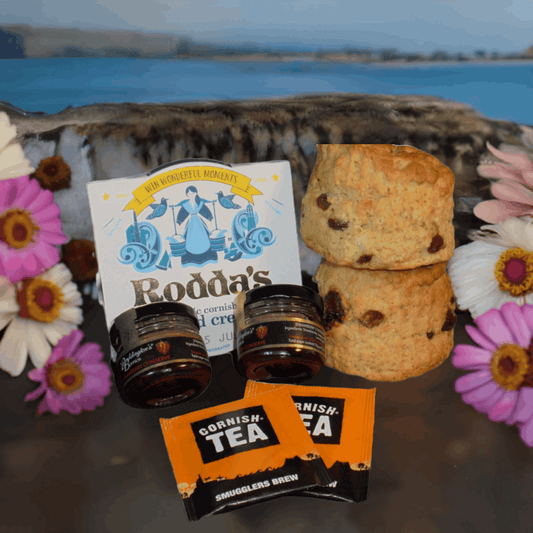 Cream tea or one - perfect gift for someone on their own. Our Cornish cream tea delivery will put a smile on anyone's face!
