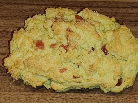 Bakewell rock bun close up - The cornish scone company