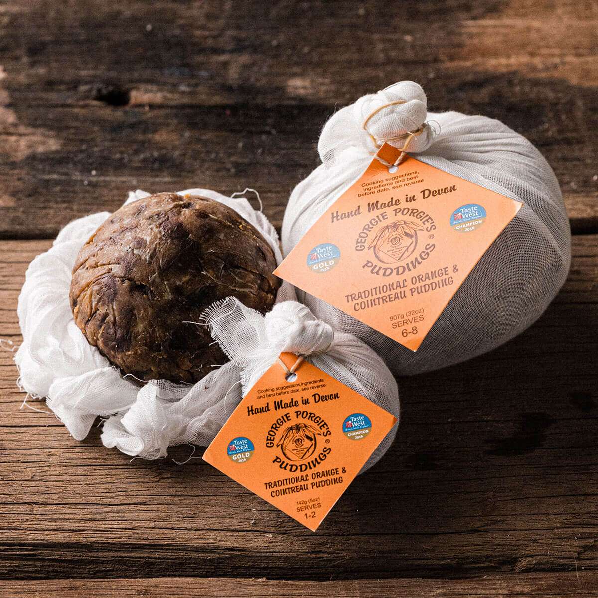 Georgie Porgies Fruity Orange & Cointreau Christmas Pudding - 120g