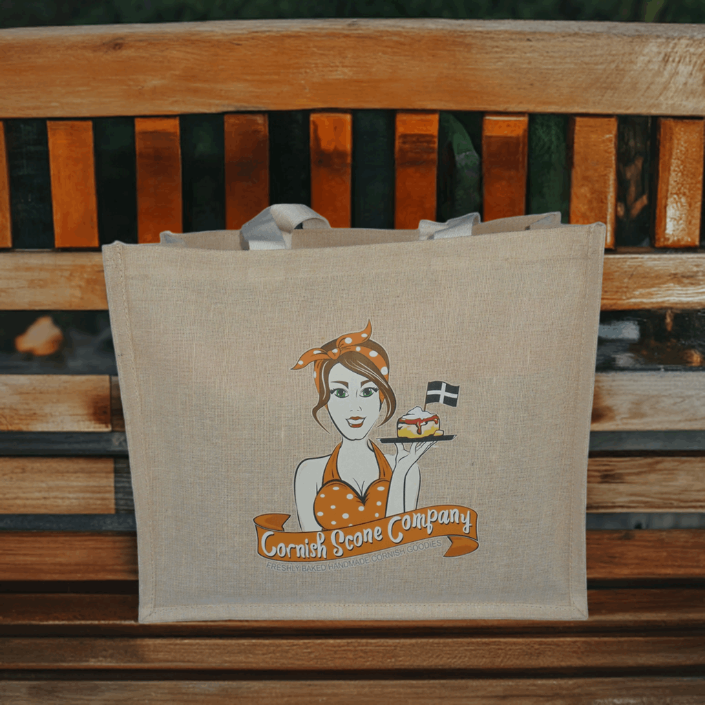 Natural Juco Shopping bag - The Cornish Scone Company
