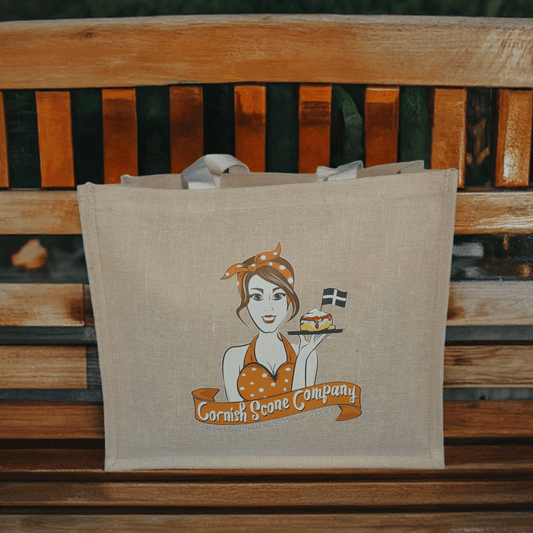 Natural Juco Shopping bag - The Cornish Scone Company