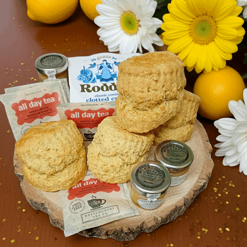 Lemon and Poppy Seed Cornish Cream Tea delivered to your door - The Cornish Scone Company