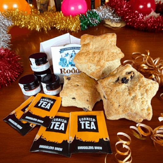 Rustic star cornish cream tea by po